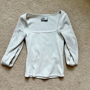 holister long sleeve seamless top